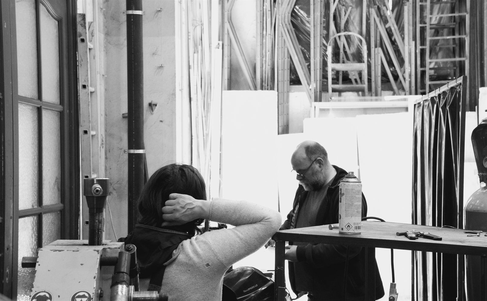 Atelier Zinneke : le lieu, les outils, les gestes de travail