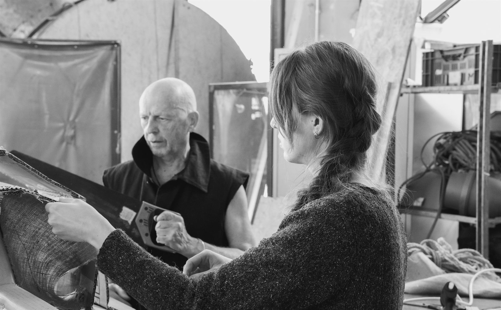 Atelier Zinneke : le lieu, les outils, les gestes de travail